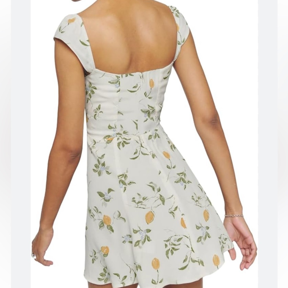Reformation- NEW Women's A-line Dress lemon|size 0
